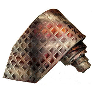 Van Heusen orange/grey tie